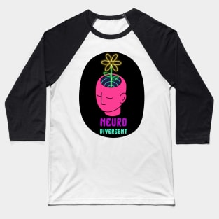 Neon NeuroDivergent Baseball T-Shirt